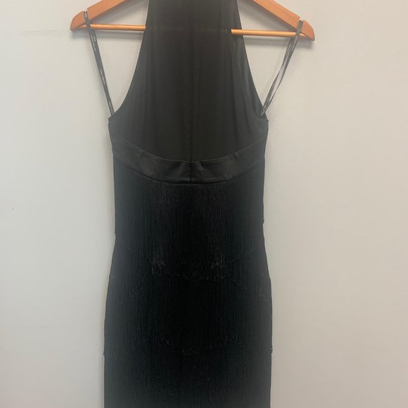 Karen Millen Black Tassel Dress With Tags - Picture 4 of 4